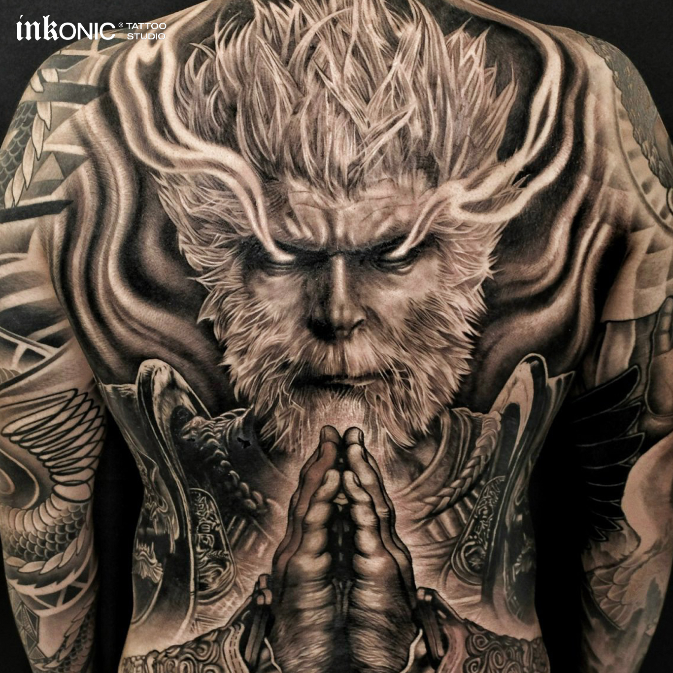 Realistic tattoo by inkonic studio hanoi